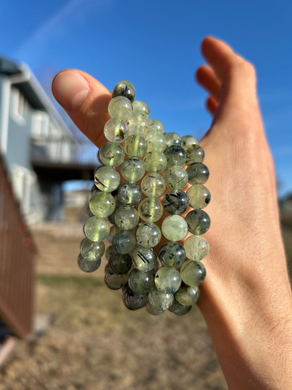 Authentic Prehnite Bracelet