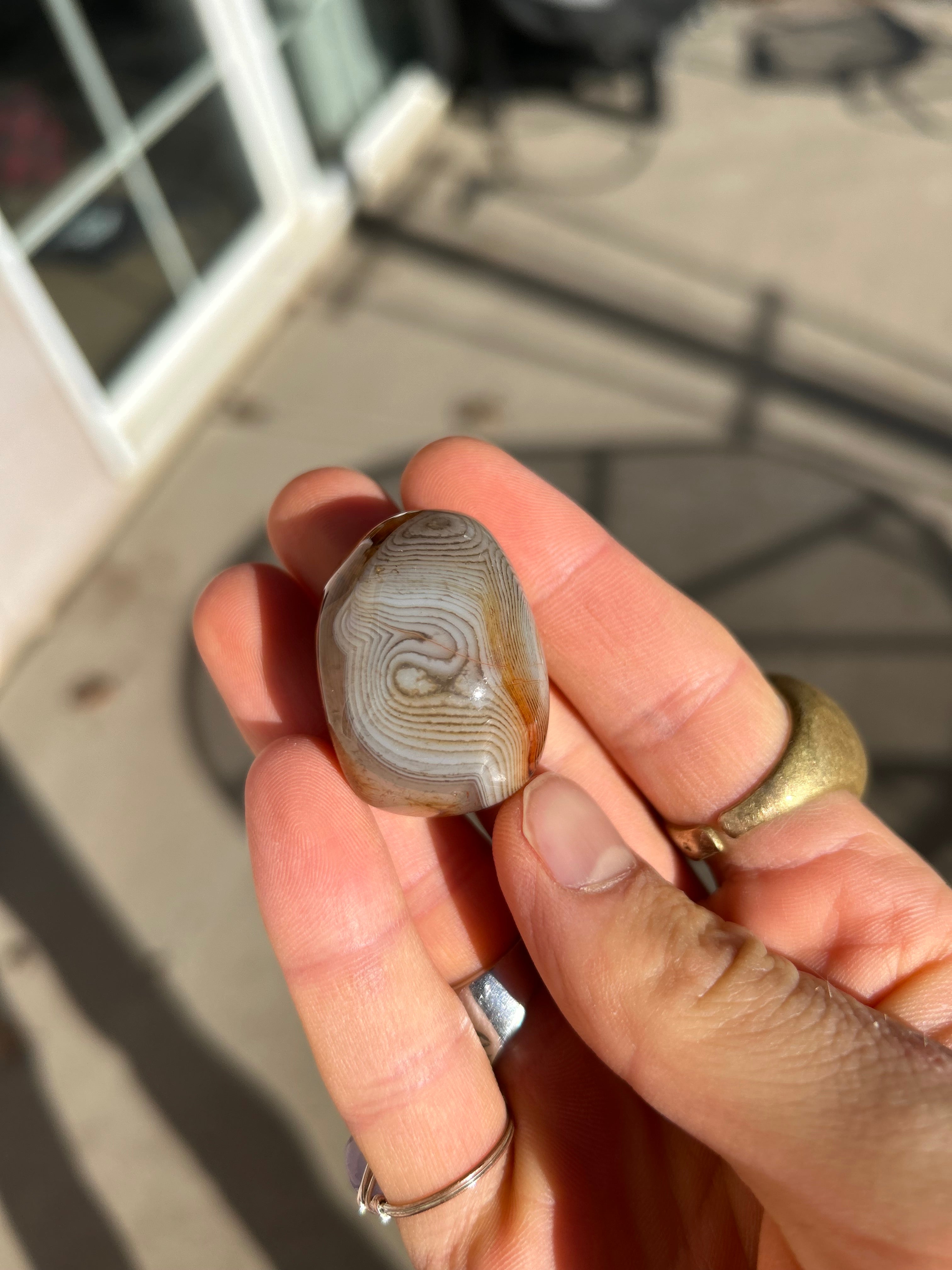 Authentic Sardonyx Crystal Tumble Adjustable Hemp Necklace