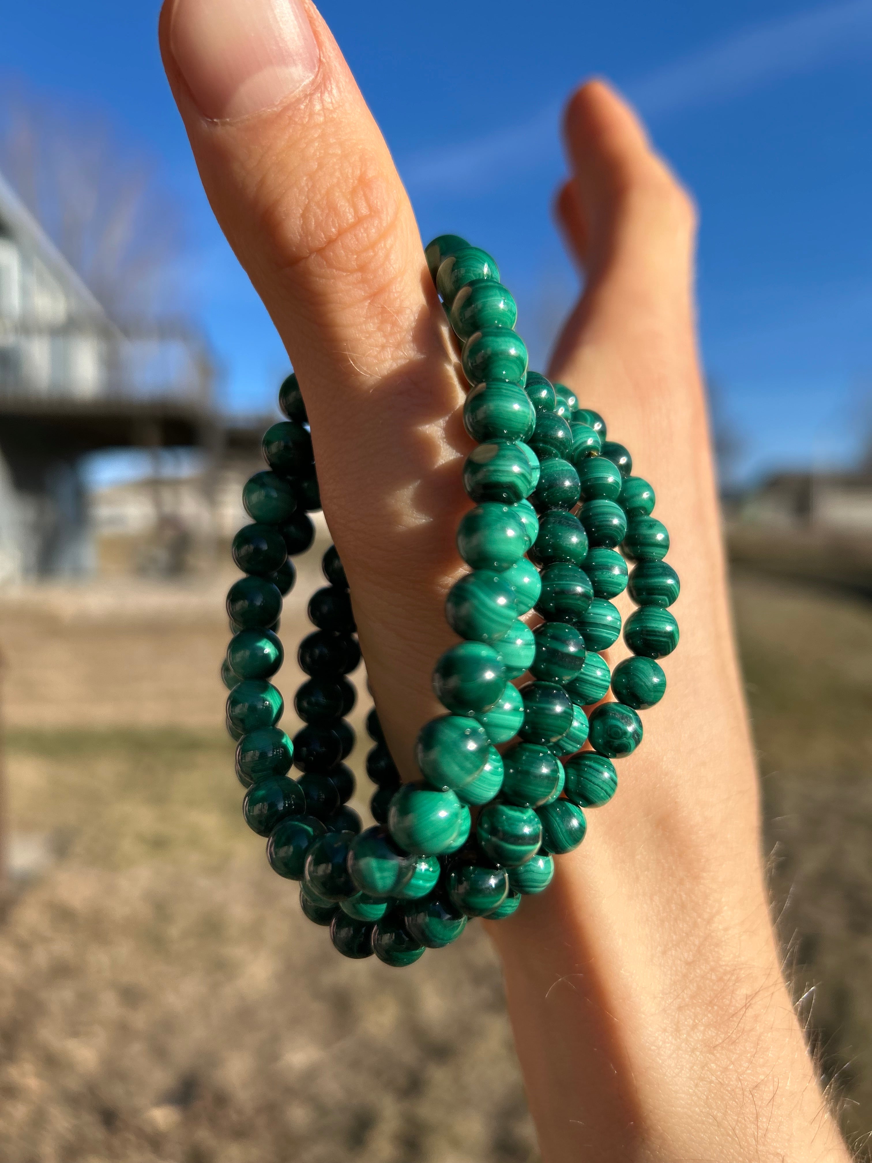Authentic Malachite Bracelet (Small)