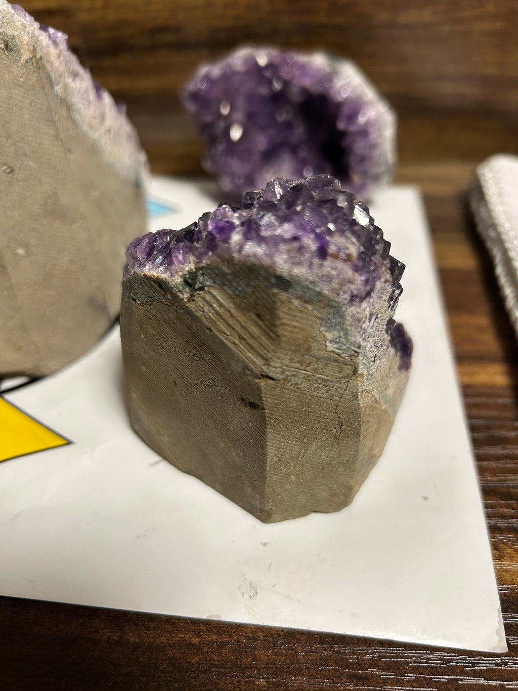 Juicy Uruguayan Amethyst Cut Base