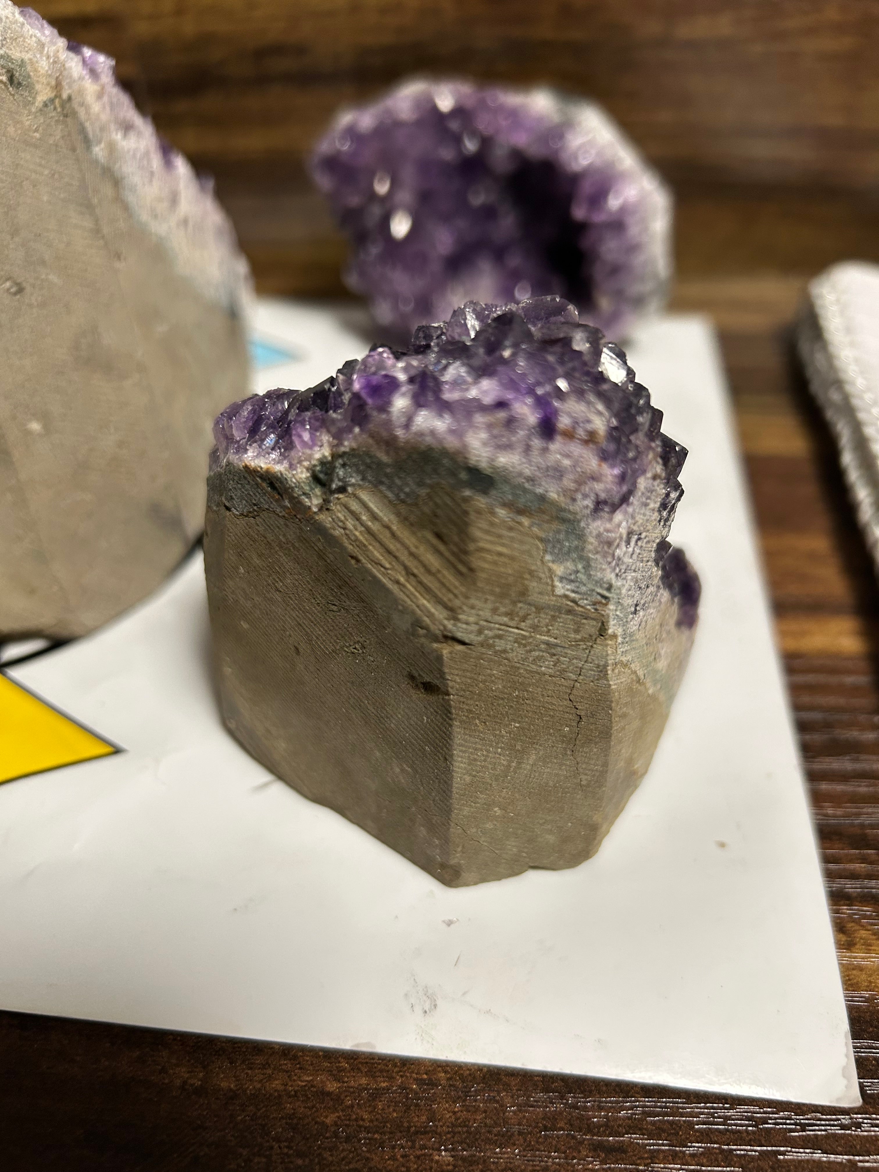 Juicy Uruguayan Amethyst Cut Base