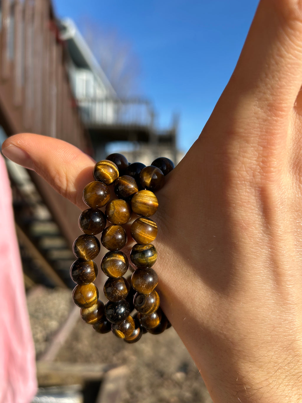 Flashy Tigers Eye Crystal Bracelet