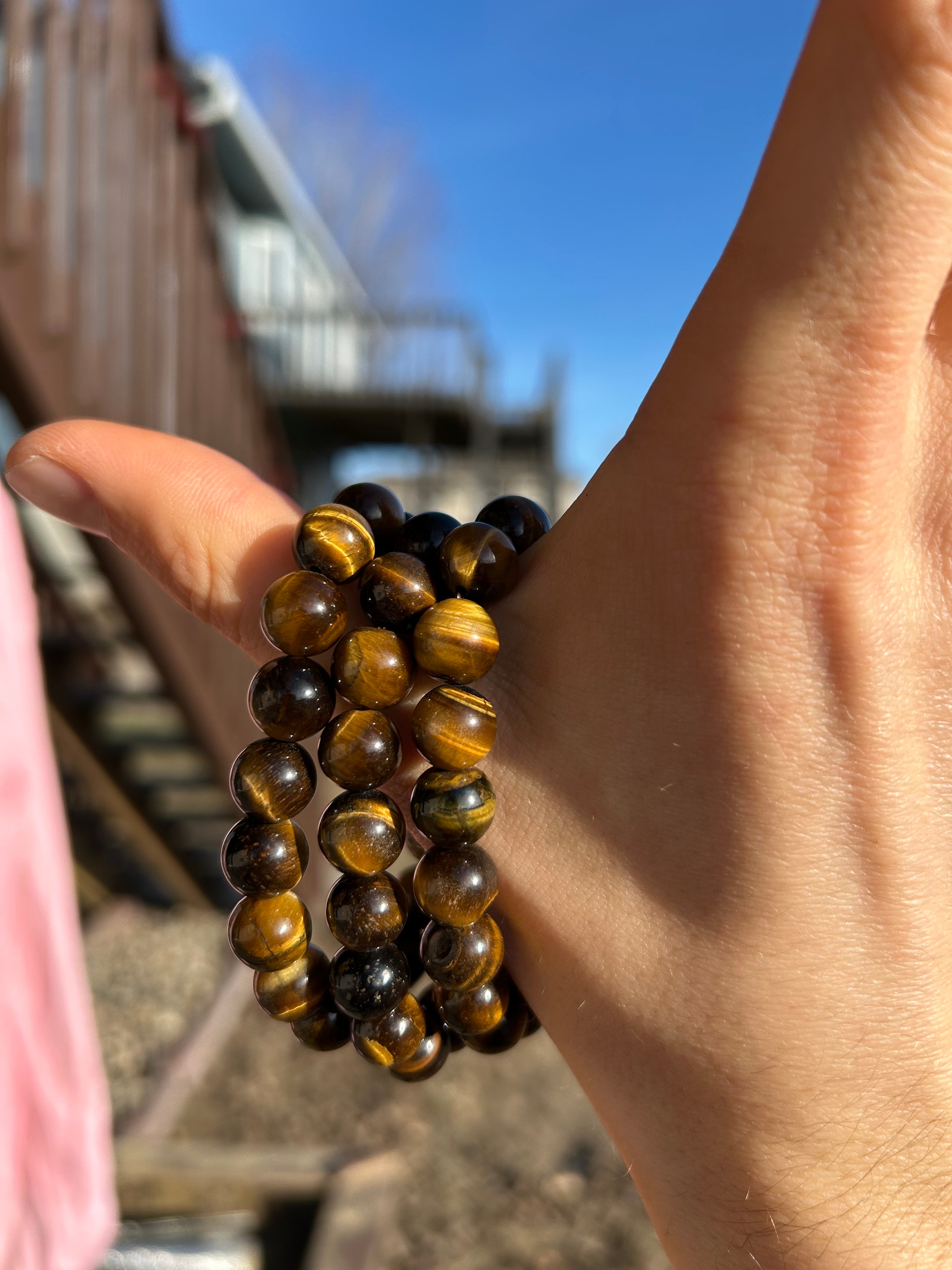 Flashy Tigers Eye Crystal Bracelet