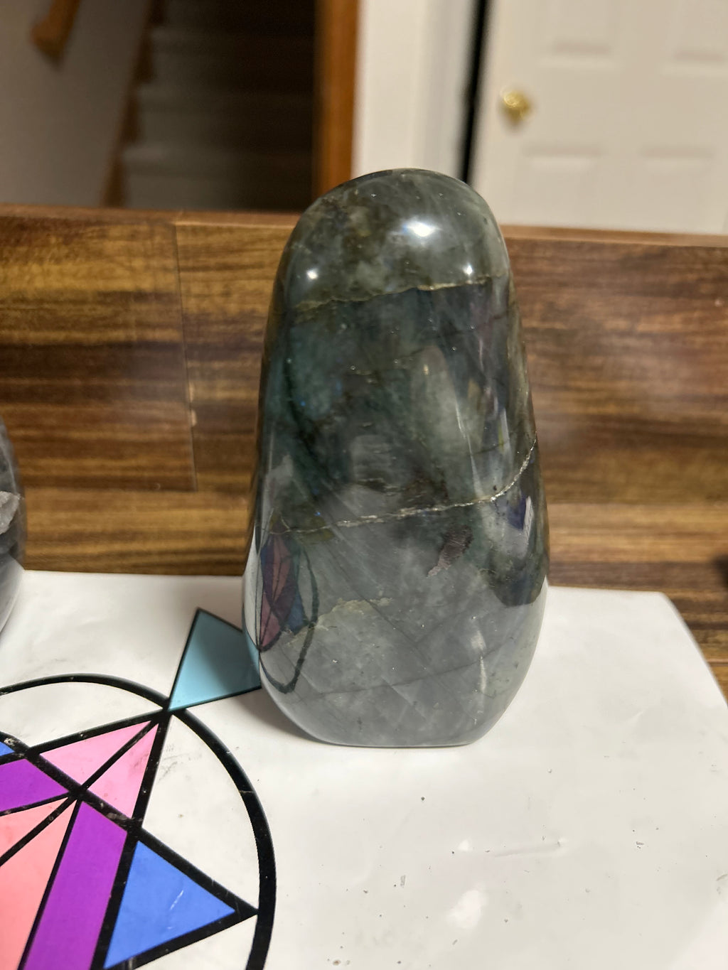 BRIGHT Blue Yellow Labradorite Free Form from Madagascar