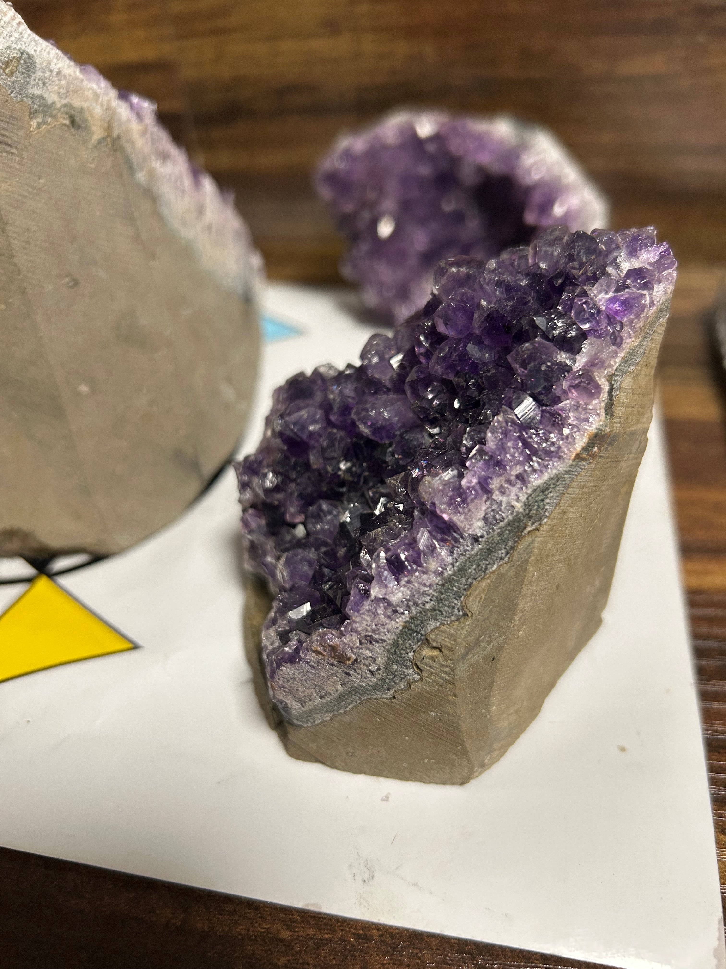 Juicy Uruguayan Amethyst Cut Base