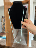 THROAT CHAKRA Beautiful Aquamarine Necklace! Aries Birthstone Calming Jewelry