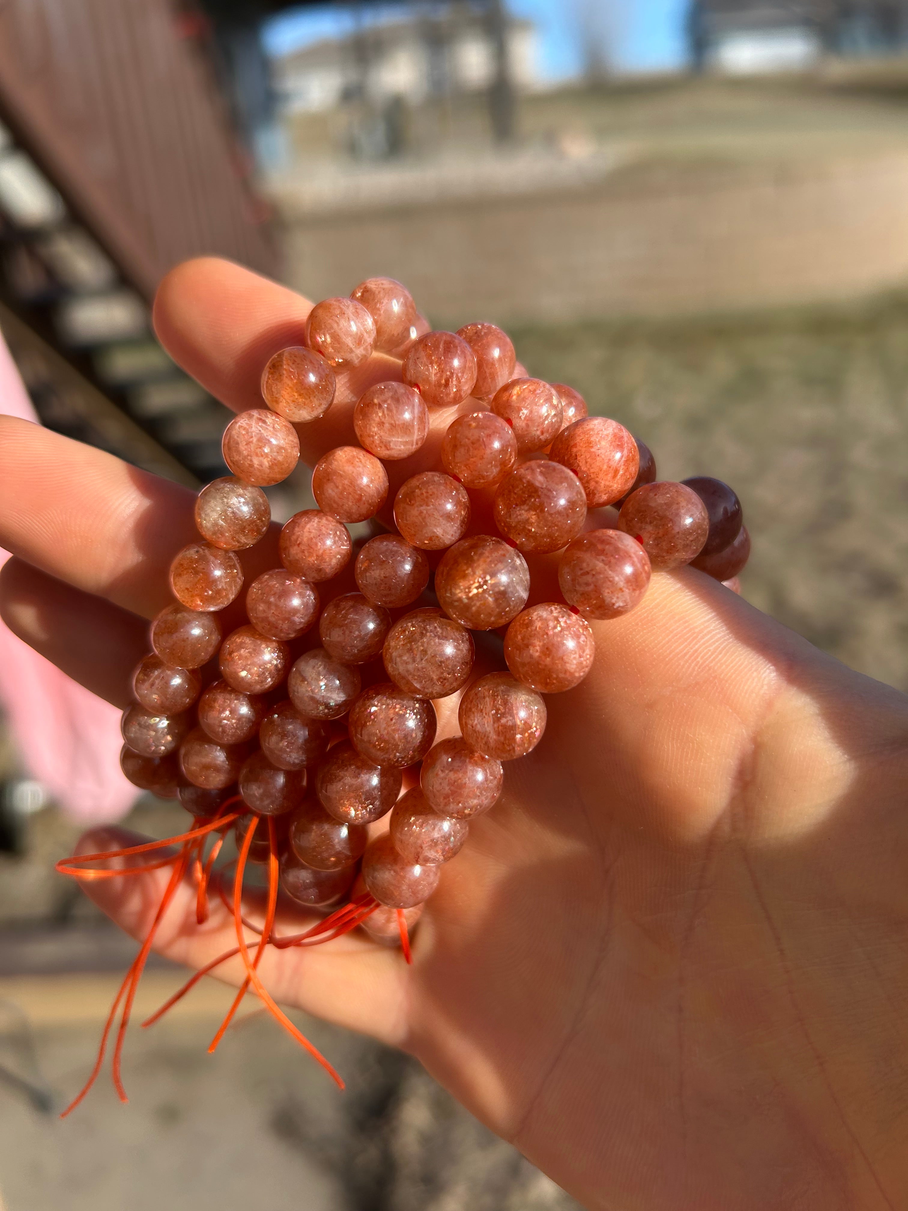 DAZZLING Confetti Sunstone Bracelet (Small Size)