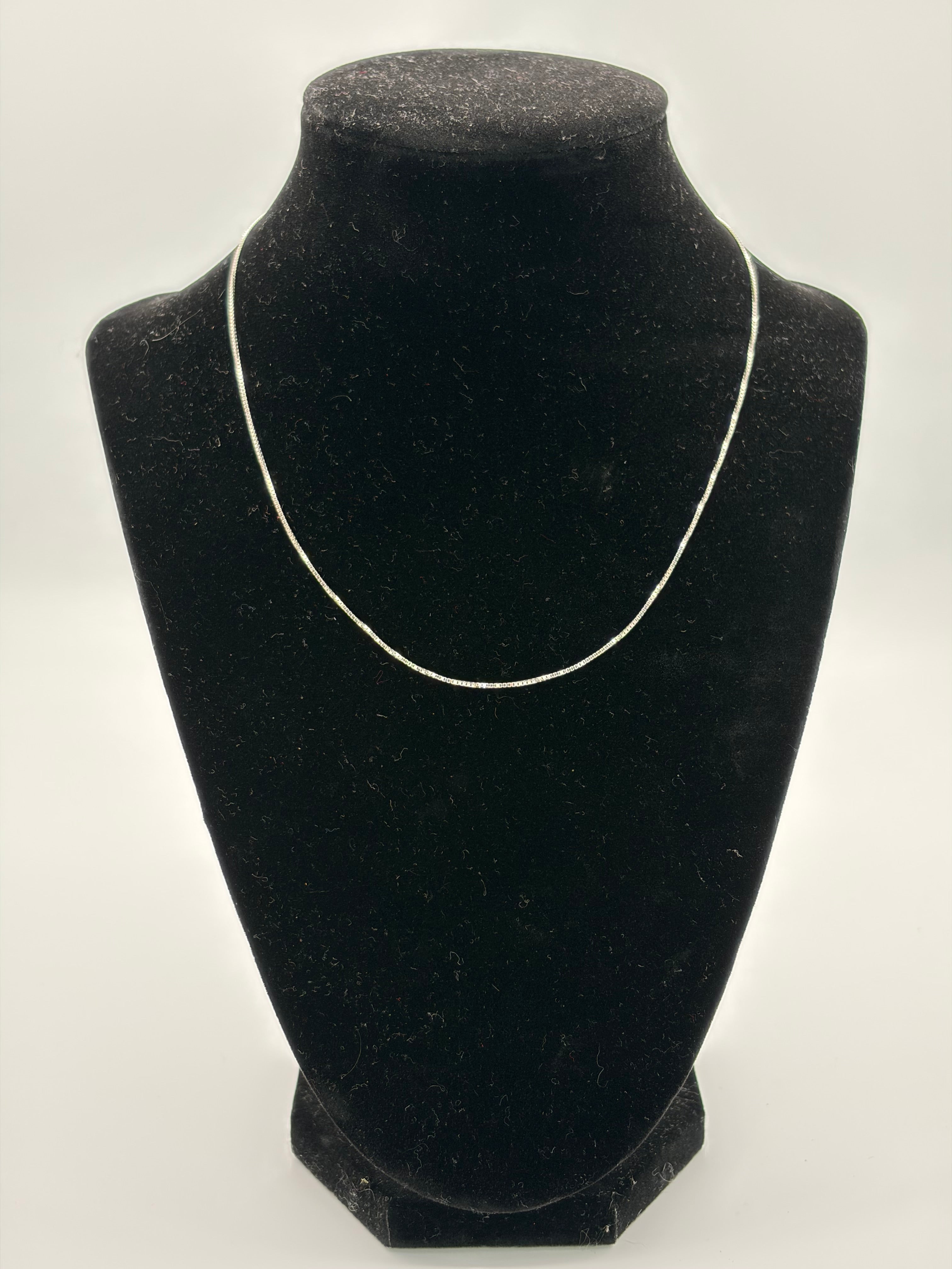 .925 Sterling Box Chain 16in