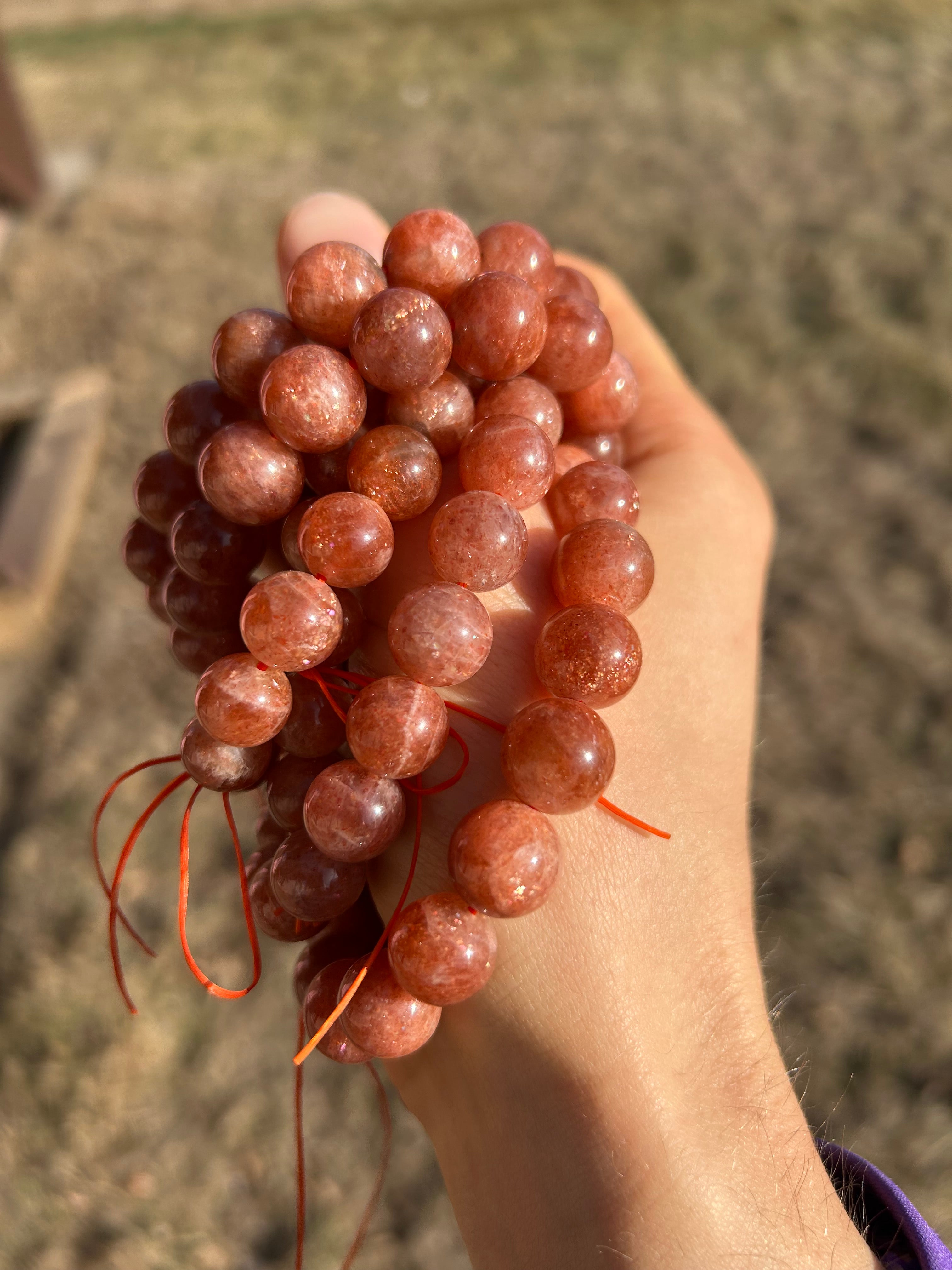 DAZZLING Confetti Sunstone Bracelet (Large Size)