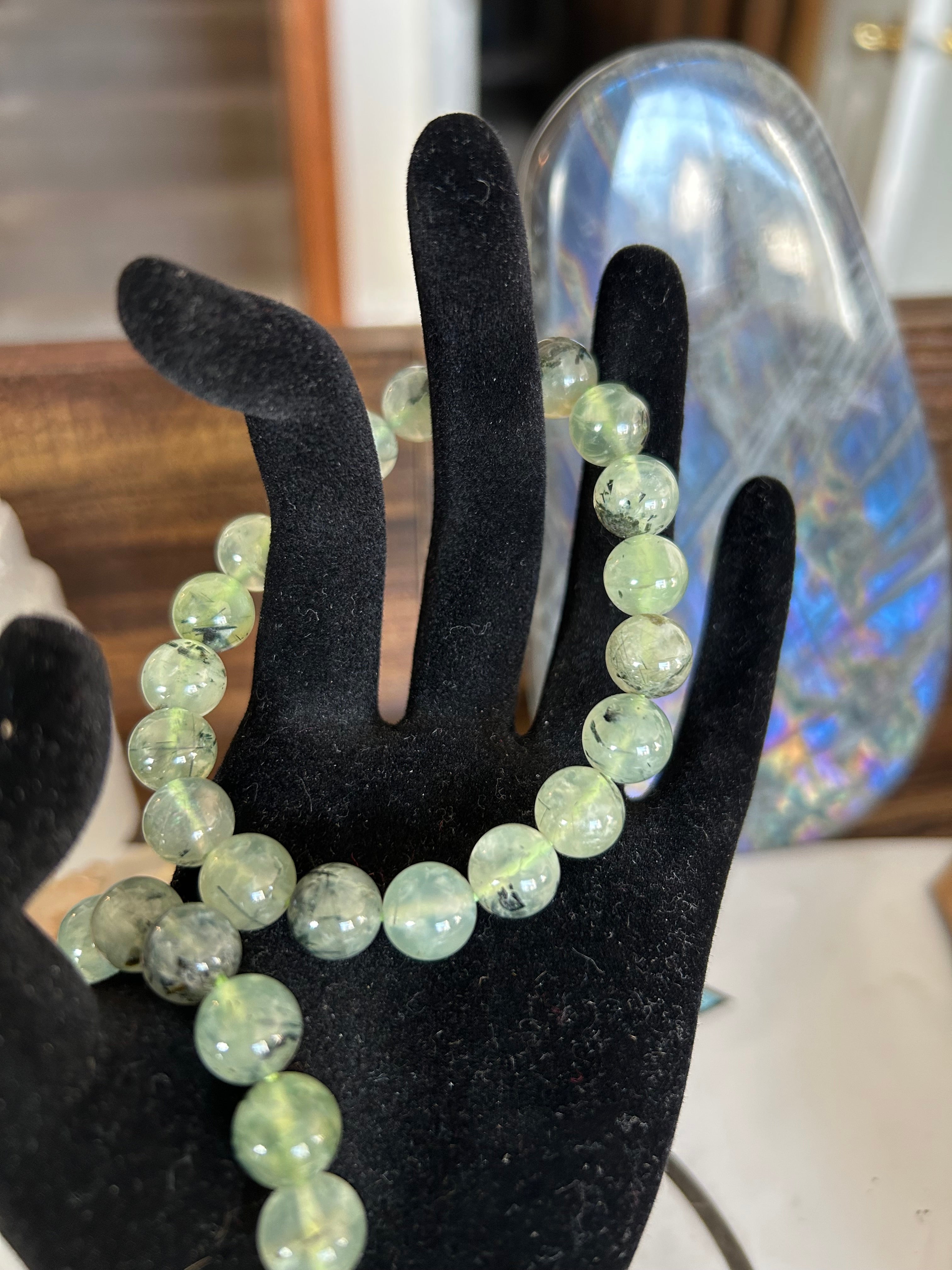 Authentic Prehnite Bracelet