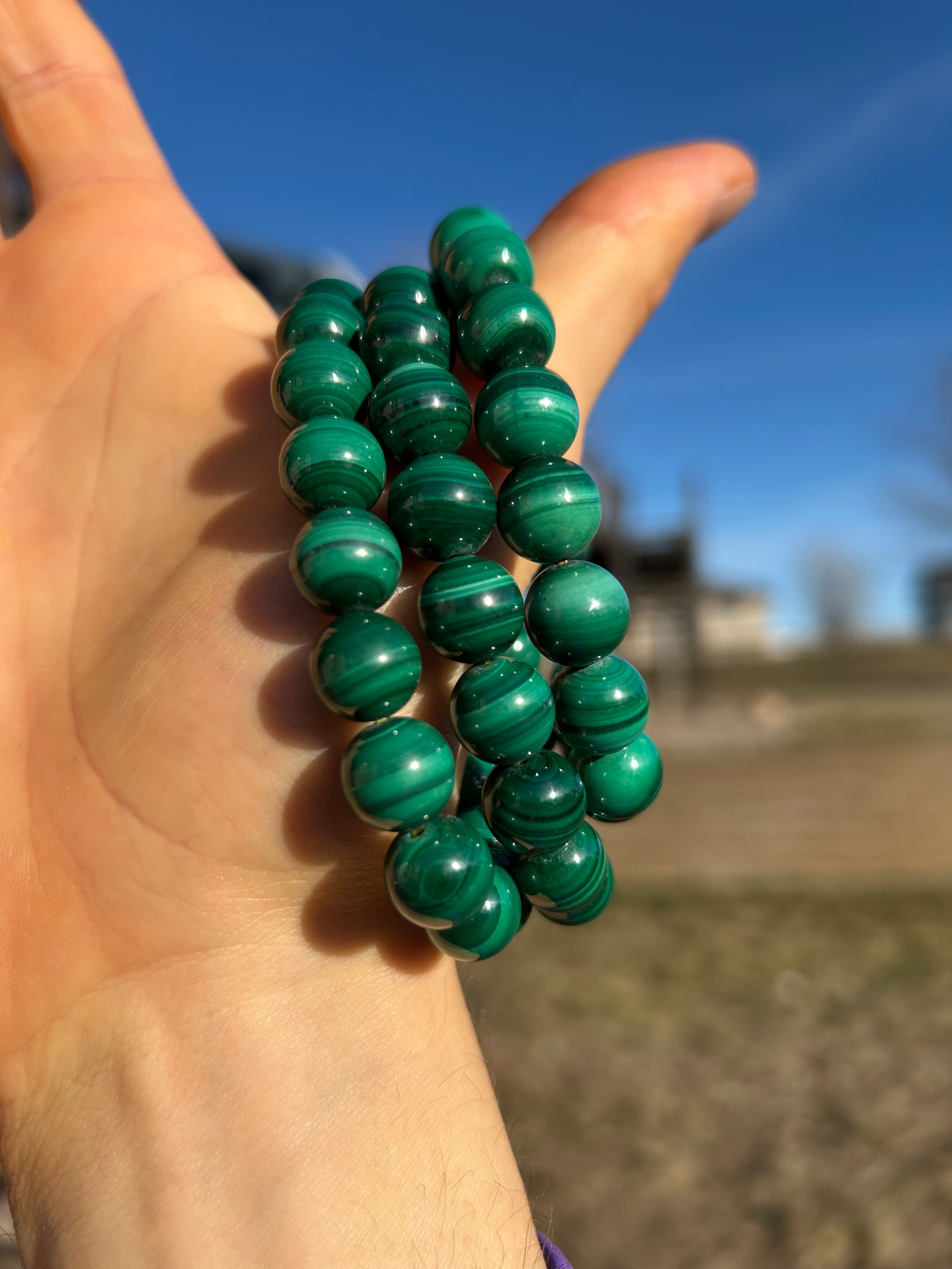 Authentic Malachite Bracelet (Large)