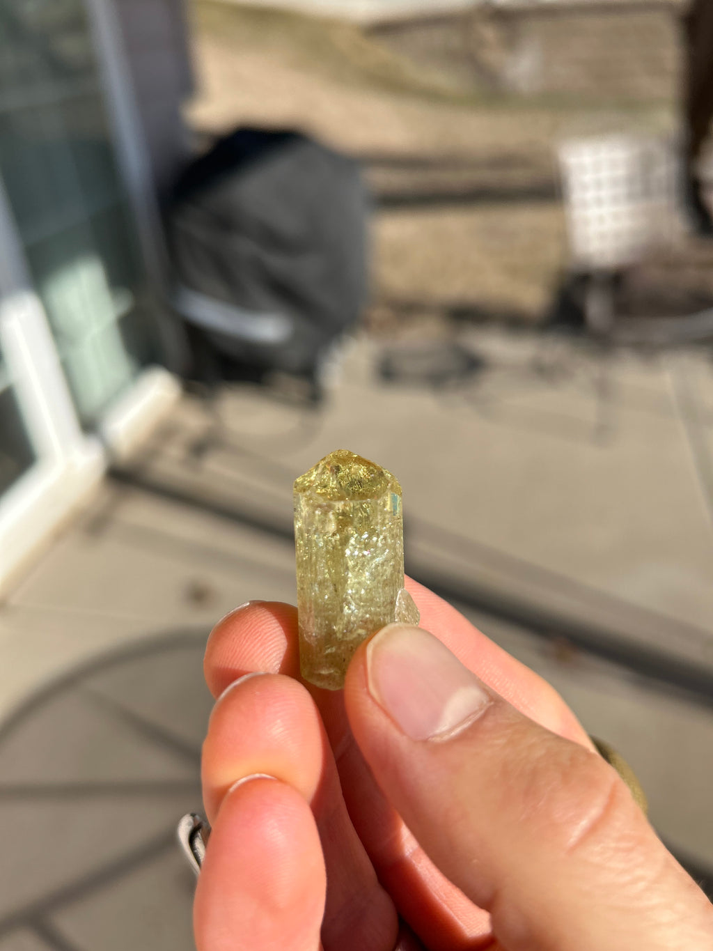 Authentic Green Apatitate Crystal Adjustable Necklace