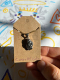 Authentic Campo Del Cielo Meteorite .925 Sterling Silver Pendant and Necklace