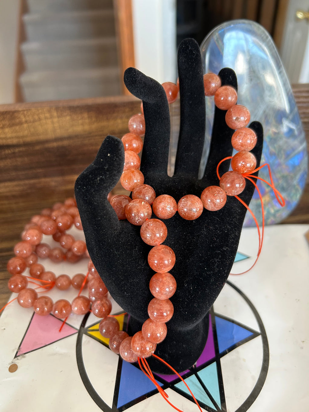 DAZZLING Confetti Sunstone Bracelet (Large Size)