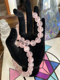 Authentic Rose Quartz Crystal Bracelet