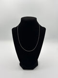 .925 Silver Petite Link Necklace 18in