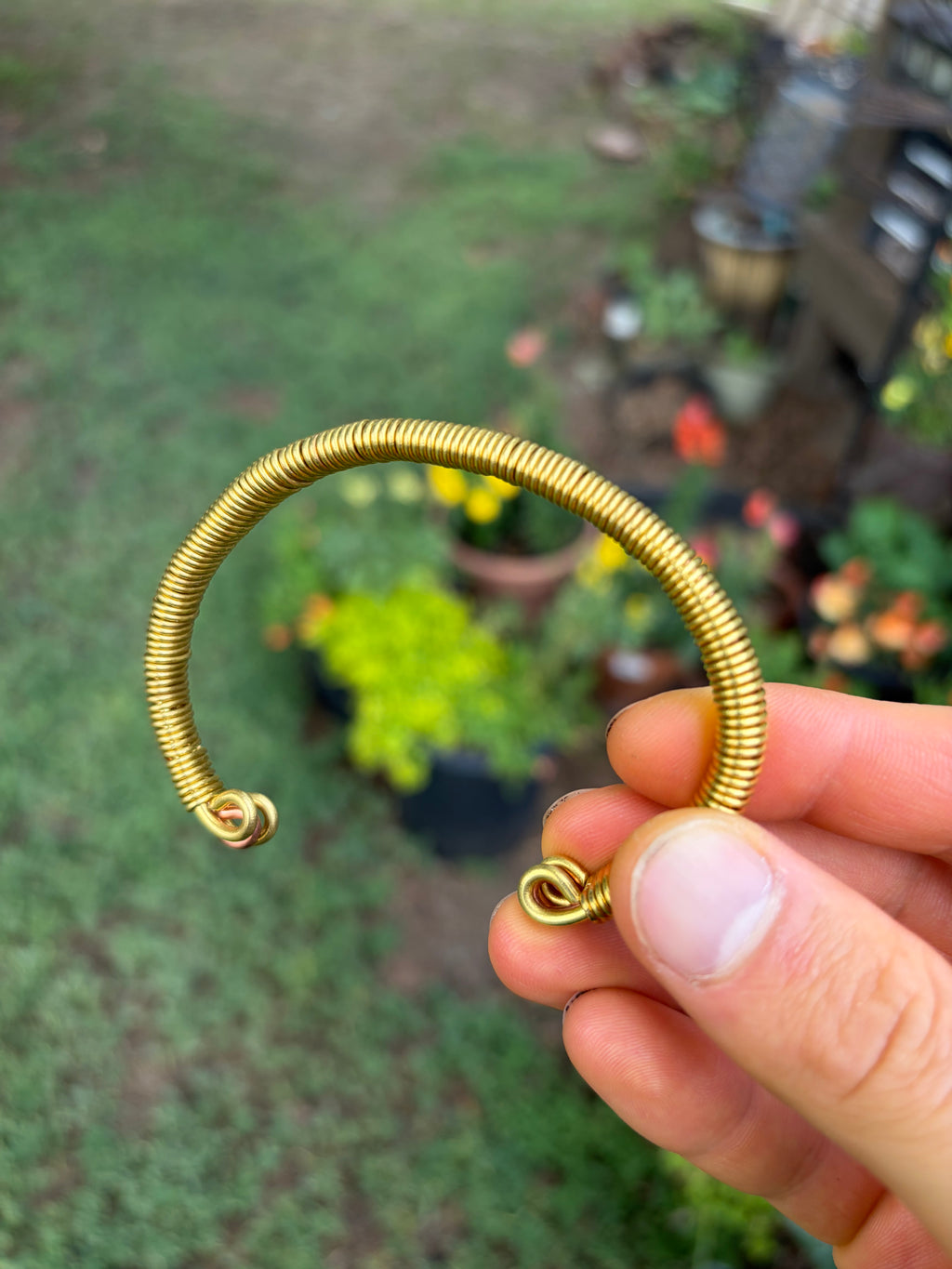 Hand-Made Brass And Copper Bracelet