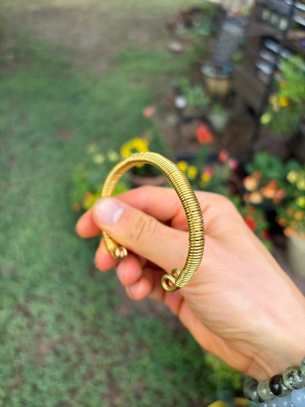Hand-Made Brass And Copper Bracelet