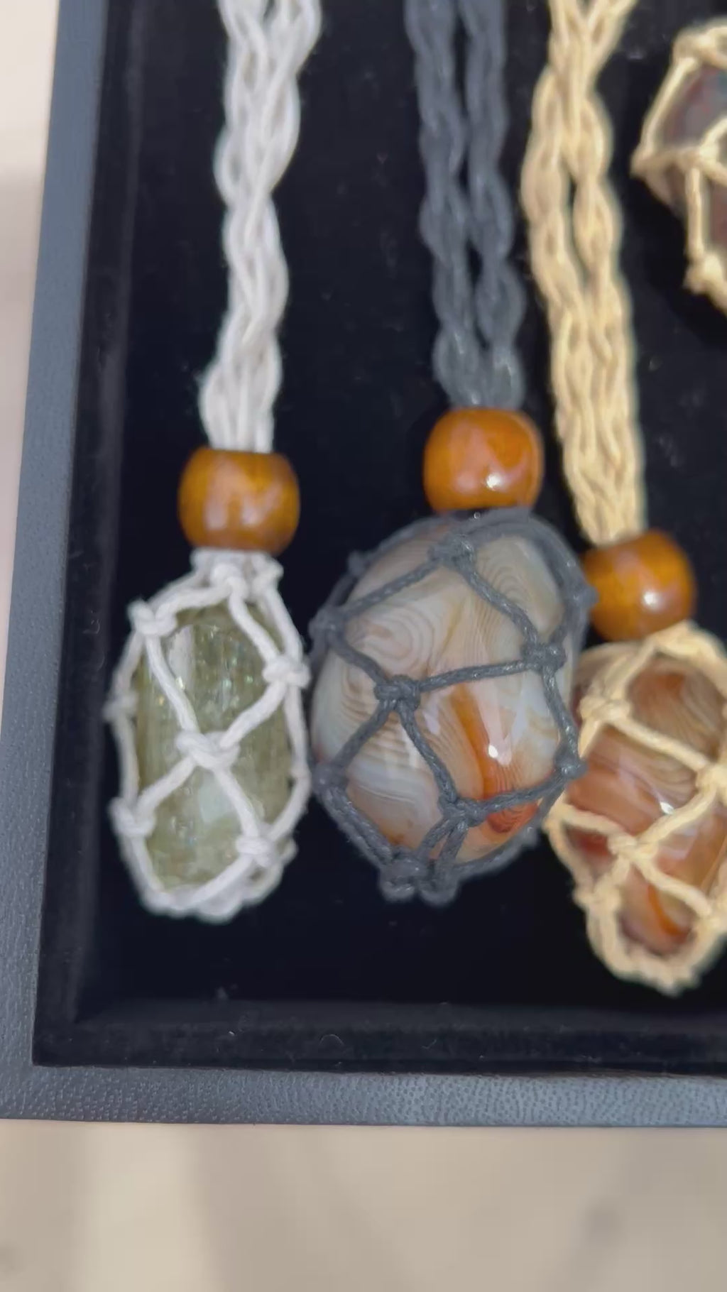 Authentic Green Apatitate Crystal Adjustable Necklace