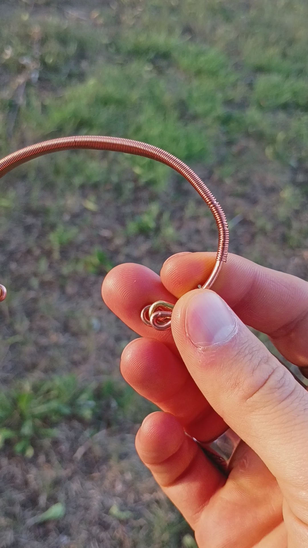 Hand-Made Copper-Brass Bracelet