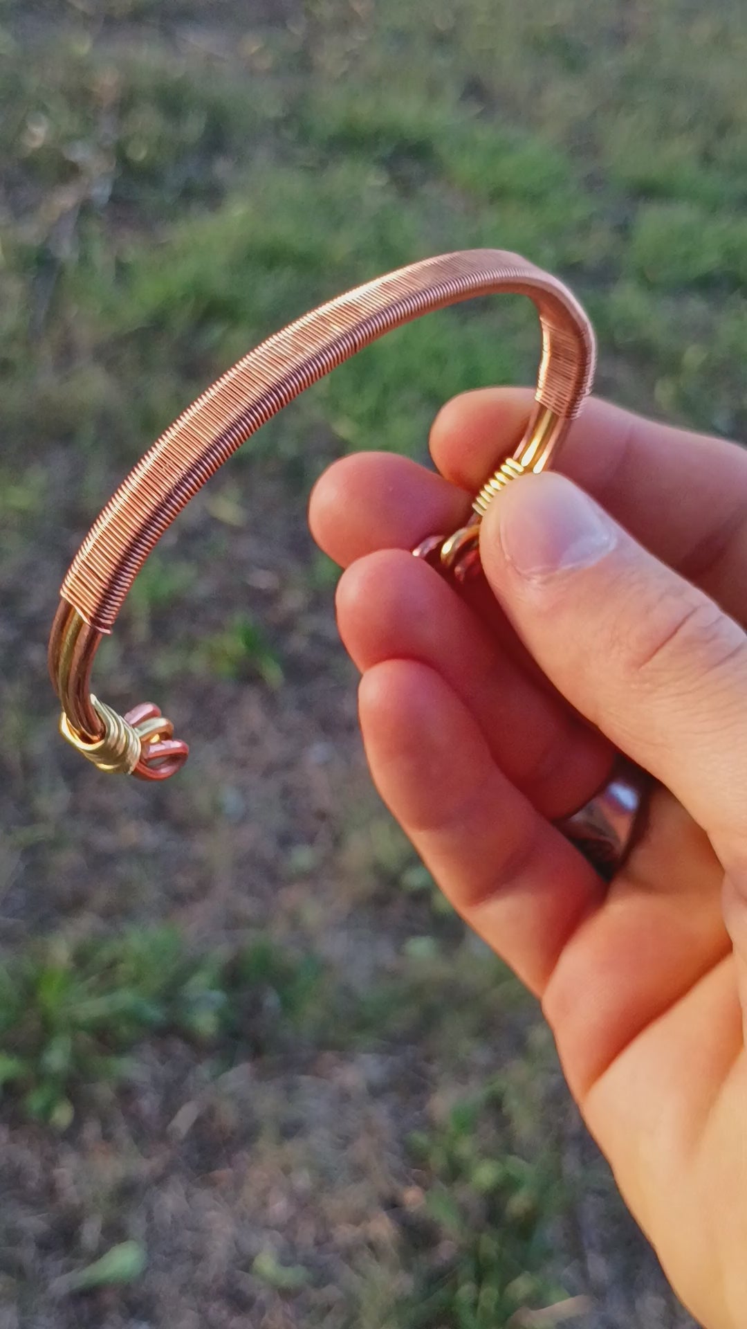 Hand-Made Copper-Brass Bracelet