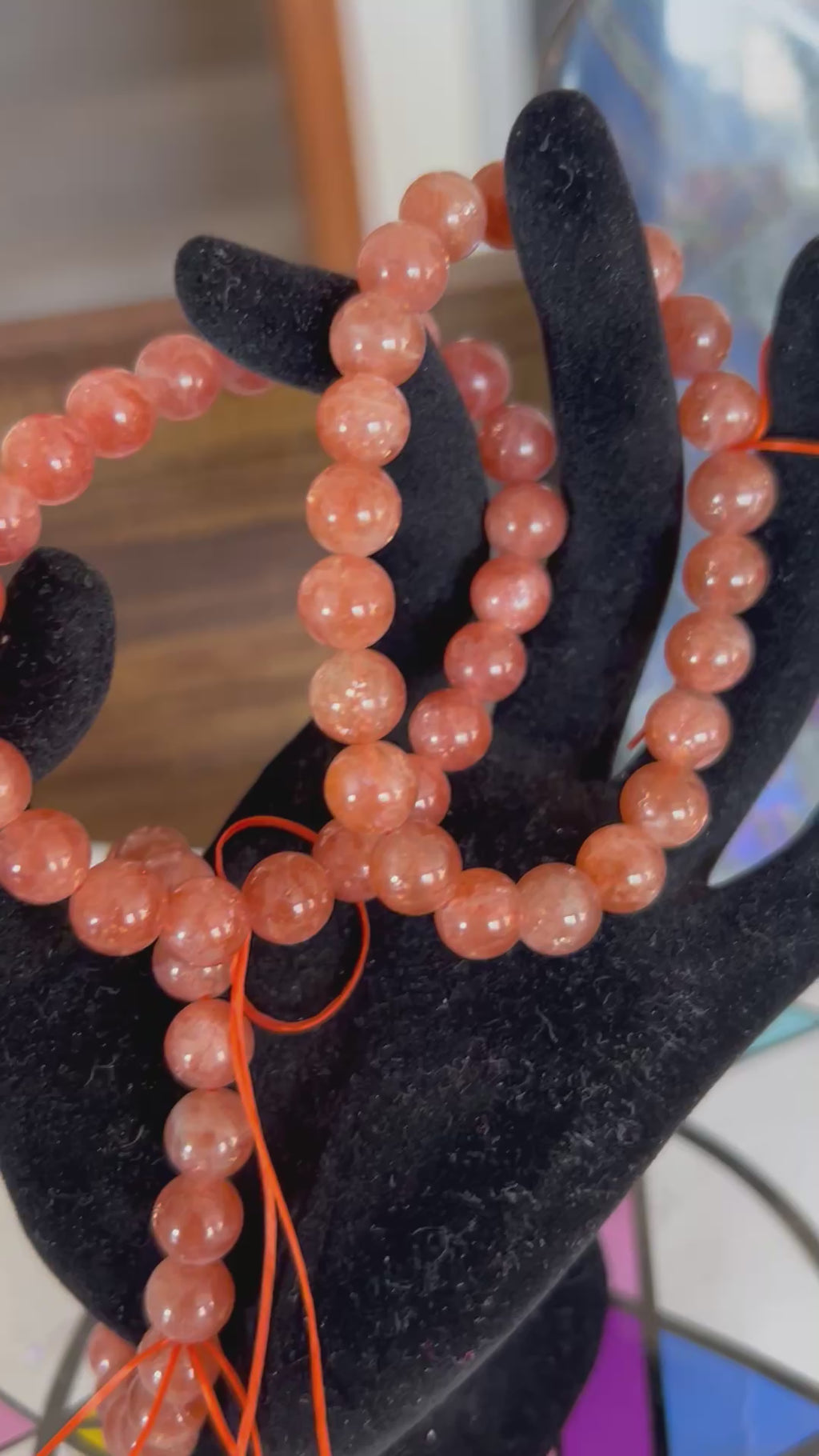 DAZZLING Confetti Sunstone Bracelet (Small Size)