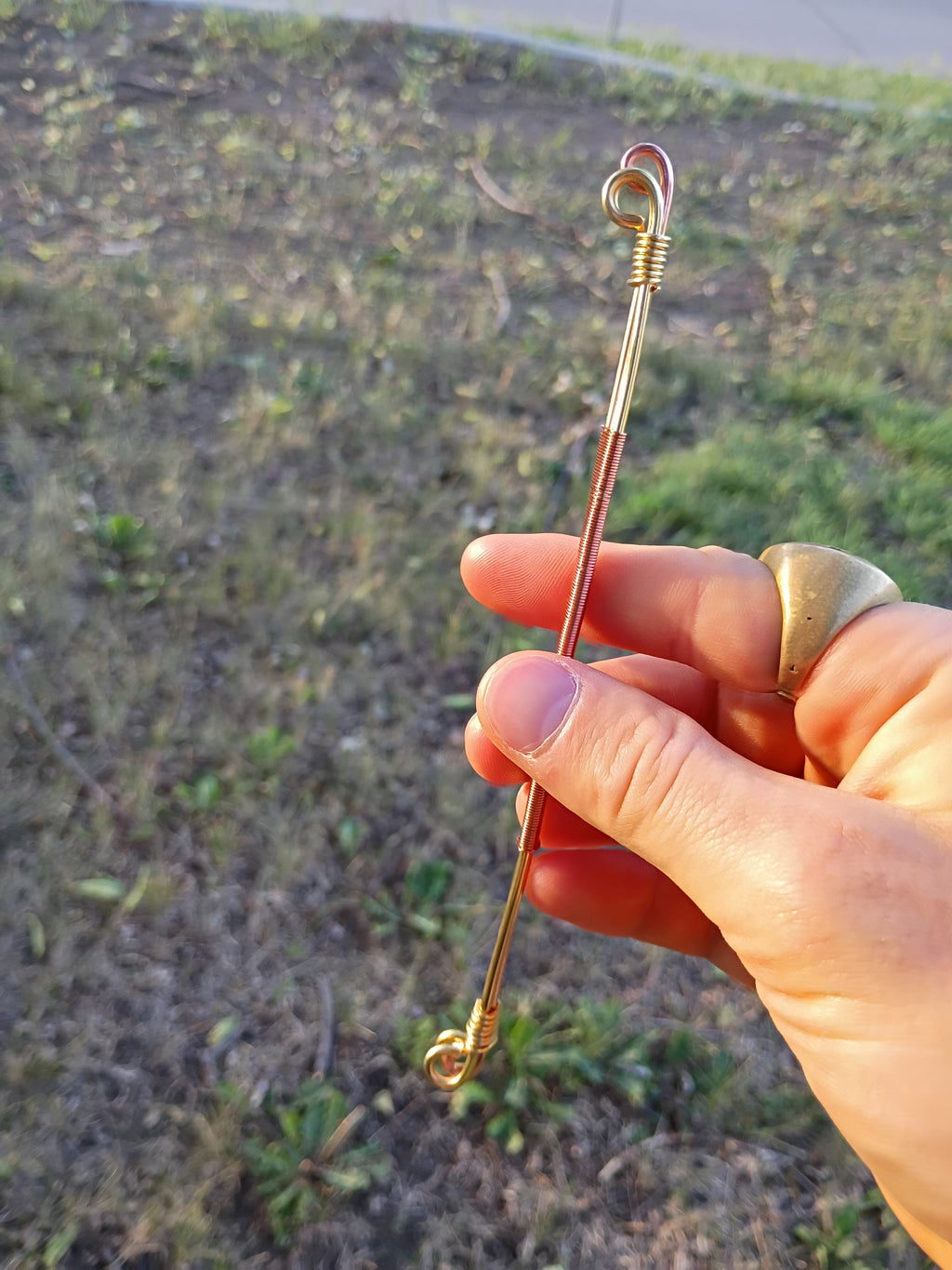 Hand-Made Copper-Brass Bracelet