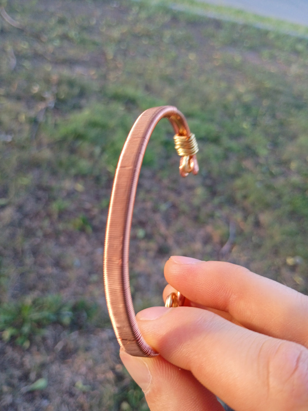 Hand-Made Copper-Brass Bracelet